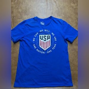 Nike - Blue USA Soccer Shirt - Large